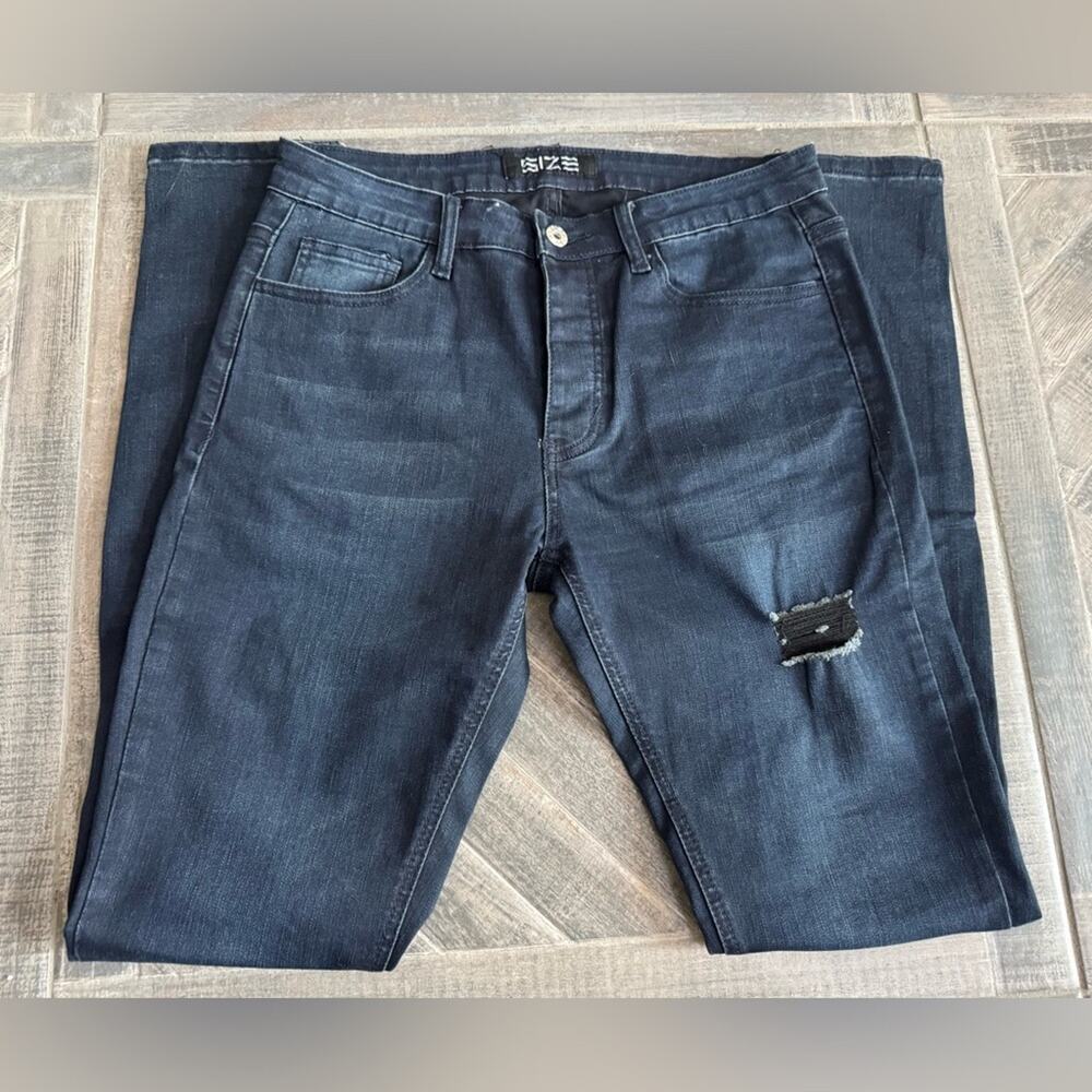 Size Up Apparel Bodybuilder Jeans Grunge Distressed Size M (31-32)